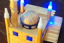 صورة كيف نصنع مجسمات فنية من أعواد الشيش طاووق؟