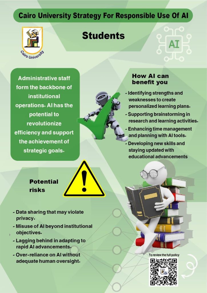  محاور استراتيجية جامعة القاهرة للذكاء الاصطناعي