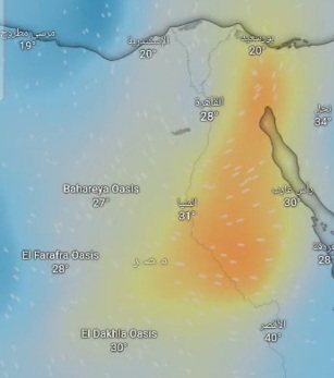 “البيئة” تحذر من الرياح المحملة بالأتربة يومي الثلاثاء والأربعاء