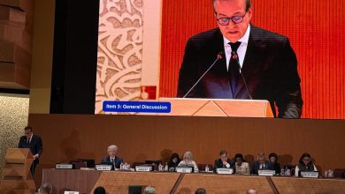 صورة من «جنيف».. وزير الصحة يؤكد على دعم مصر الكامل “للشعب الفلسطيني”