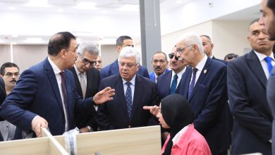 صورة وزير التعليم العالي يفتتح “مركز الاختبارات الإلكترونية”بكلية الحقوق جامعة المنوفية