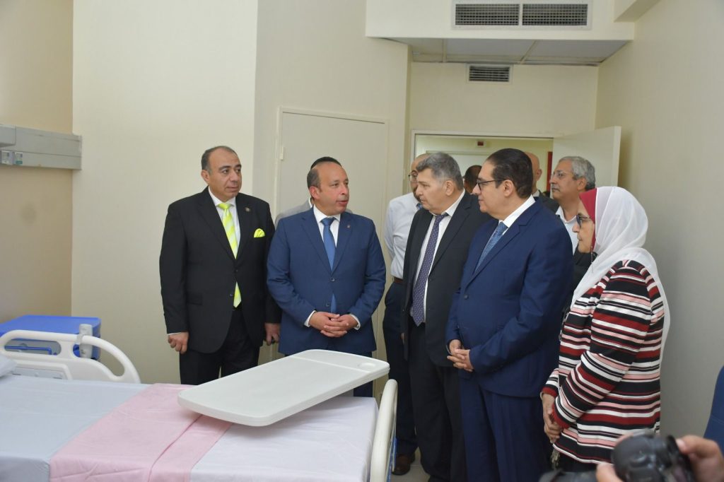 رئيس الجامعة، جولة تفقدية لمستشفى قصر العيني التعليمي الجديد "الفرنساوي"،