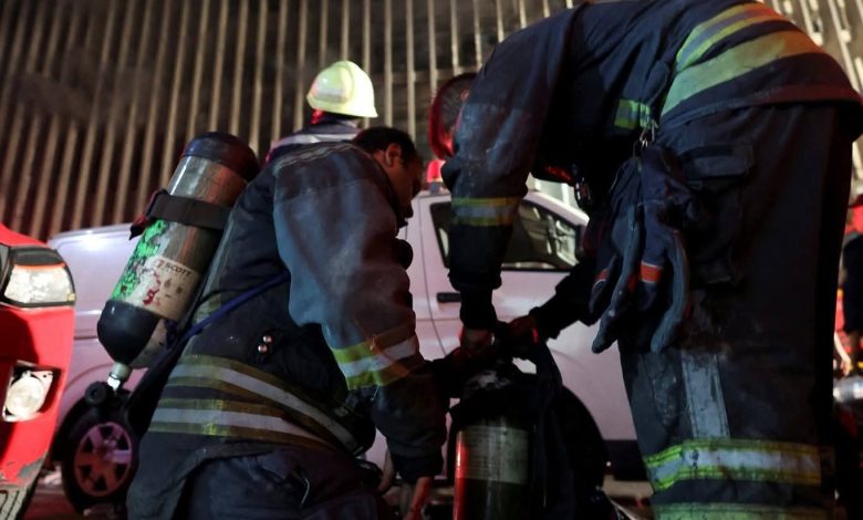 حريق سنترال رمسيس