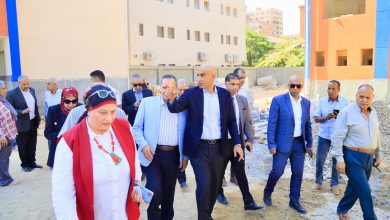 صورة وزير التربية والتعليم يتفقد مواقع إنشاء مدارس جديدة بالمرج