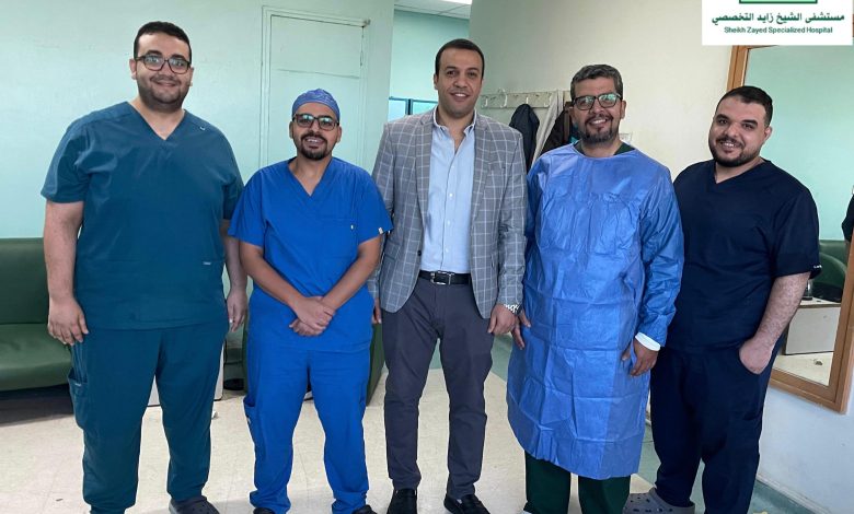 استئصال ورم سرطاني بالقولون ب”مستشفى الشيخ زايد التخصصي”
