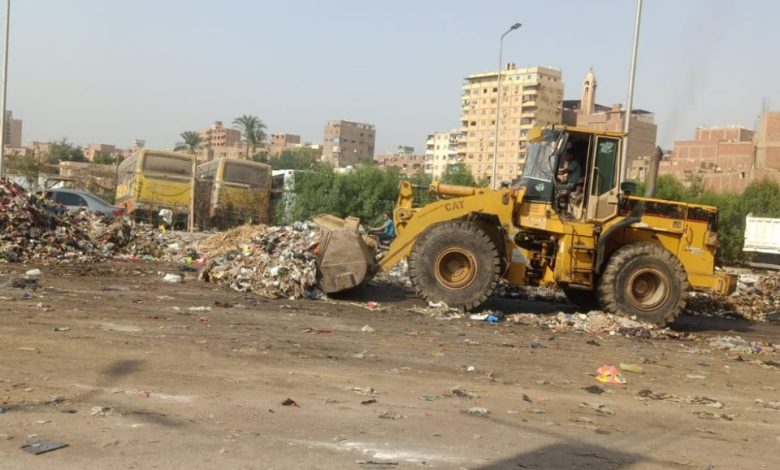 رفع تراكمات المخلفات فى "الخصوص"و"الهرم"