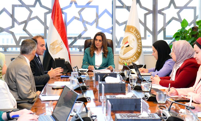 وزيرة التنمية المحلية والقائم بعمل وزيرة البيئة تلتقى وفد برنامج الأمم المتحدة الإنمائي