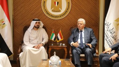 صورة وزير التعليم العالي يتابع الموقف التنفيذي لفرع جامعة الإسكندرية بأبوظبي