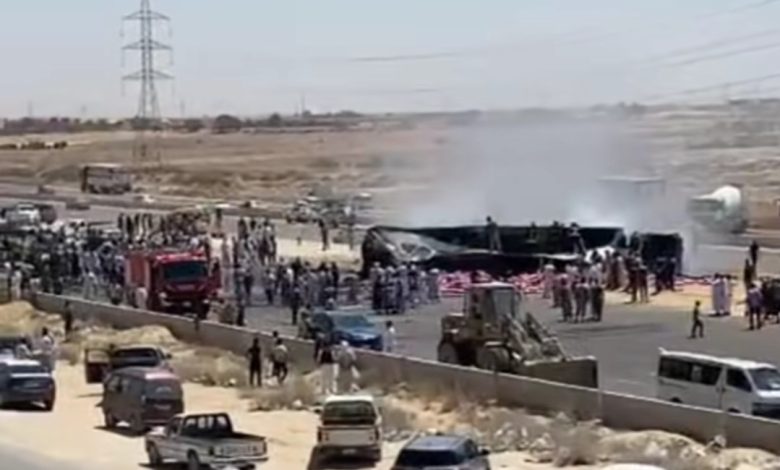 حادث تصادم طريق «الإسكندرية – مطروح»