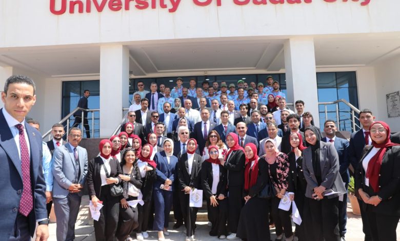 وزير التعليم العالي ومحافظ المنوفية يفتتحان مشروعات بجامعة مدينة السادات