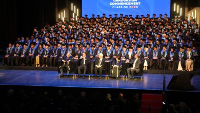 صورة وزيرا التعليم العالي والمالية يشهدان حفل تخريج دفعة جديدة من جامعة “أسلسكا”