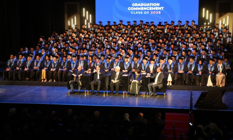 وزيرا التعليم العالي والمالية يشهدان حفل تخريج دفعة جديدة من جامعة "أسلسكا"