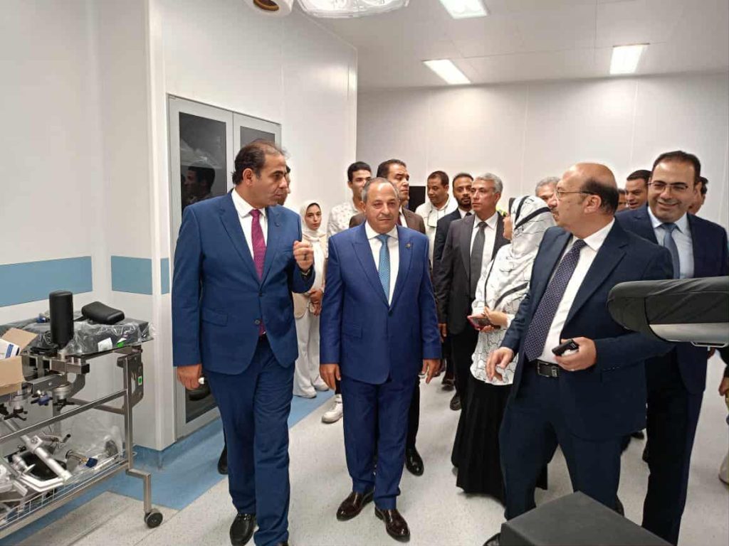 افتتاح تجريبي لمستشفى "جامعة بورسعيد"