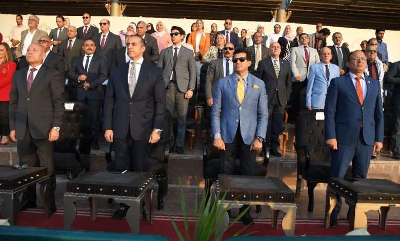 وزيرا الشباب والشؤون النيابية ومحافظ القاهرة يشاركون في حفل استقبال طلاب جامعة حلوان