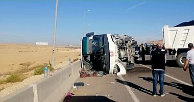 صورة 8 وفيات و14 مصابًا في حادث أتوبيس ببني مزار