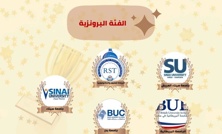 "الريادة" تحصد الميدالية البرونزية فى الأنشطة الطلابية