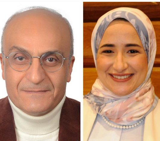 فوز الأستاذ الدكتور مصطفى سليم والدكتورة إيمان حسن سليمان في انتخابات الأطباء