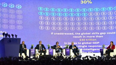 صورة جلسة وزارية رفيعة المستوى بجامعة القاهرة لرسم ملامح مستقبل الذكاء الاصطناعي