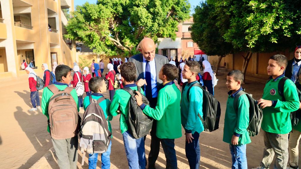 جولة وزير التعليم داخل مدارس سوهاج 