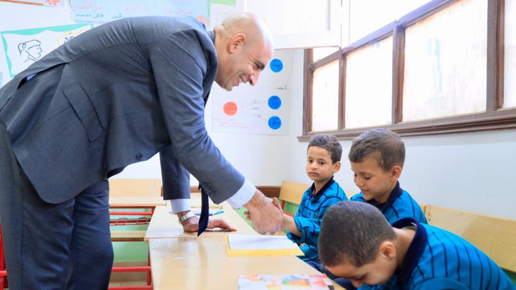 جولة وزير التعليم داخل مدارس سوهاج 