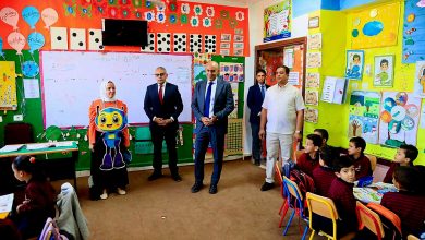 صورة جولة وزير التعليم داخل مدارس سوهاج