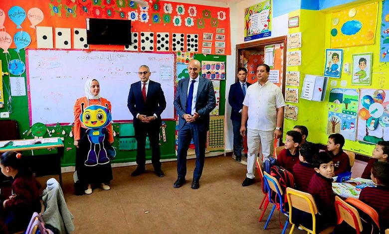 جولة وزير التعليم داخل مدارس سوهاج