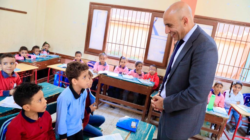 جولة وزير التعليم داخل مدارس سوهاج 