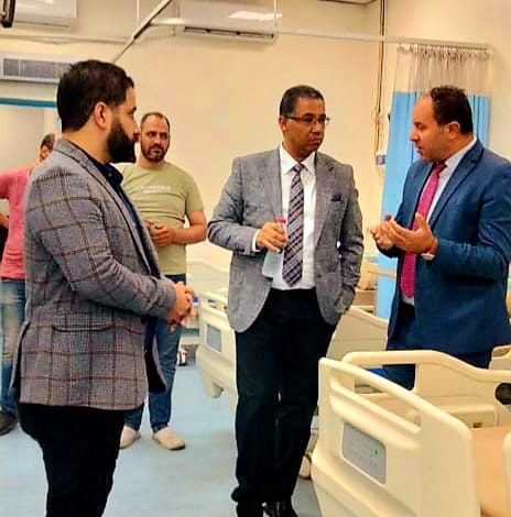 جولة تفقظية للدكتور محمد شقوير رئيس مجلس إدارة المؤسسة العلاجية داخل مستشفى القبطي بالقاهرة