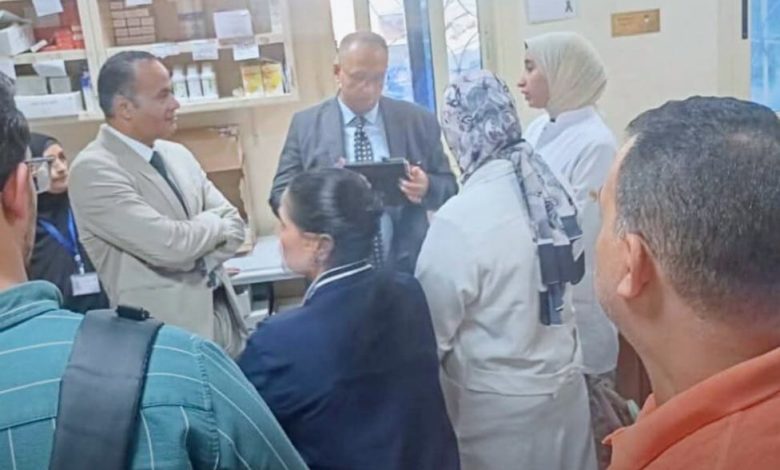 الدكتور هاني إمبابي مدير الخدمات الطبية والفنية بالمؤسسة العلاجية يتفقد مستشفى المبرة بالمعادي