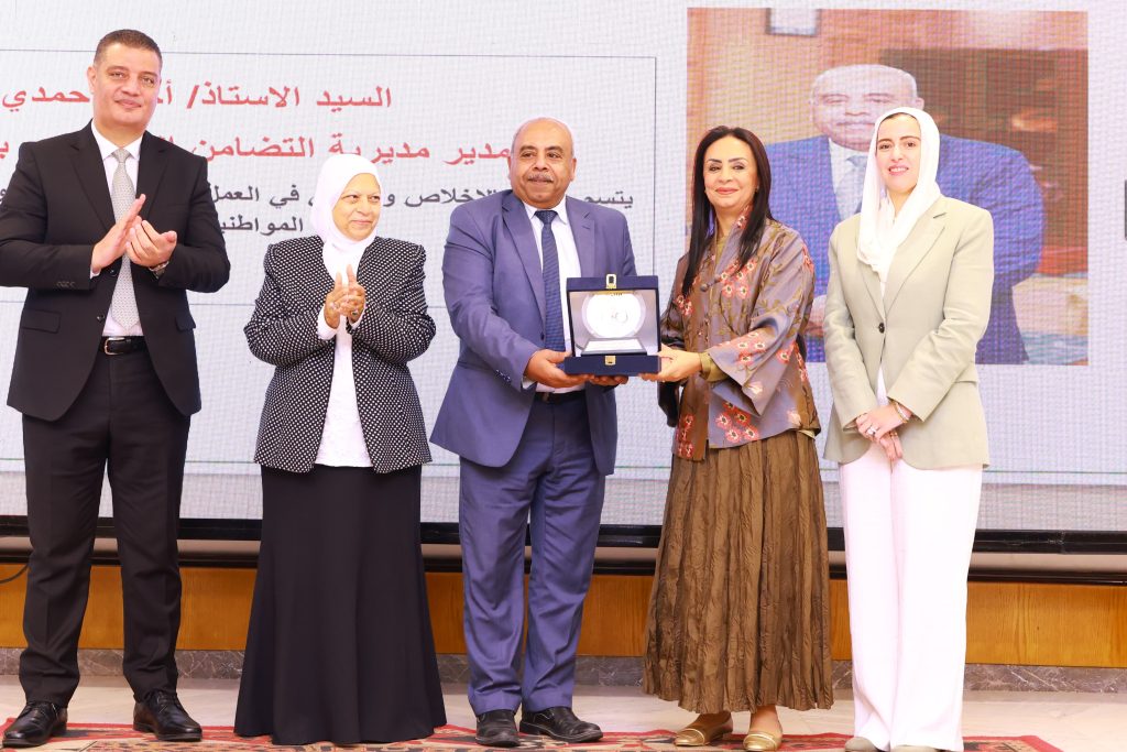 وزيرة التضامن تشهد احتفالية "الأب القدوة"