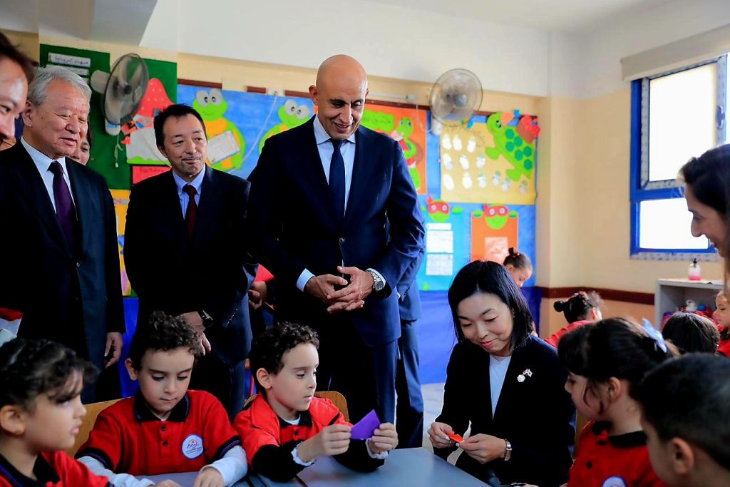 الأميرة "أكيكو" في زيارة ميدانية إلى المدرسة المصرية اليابانية