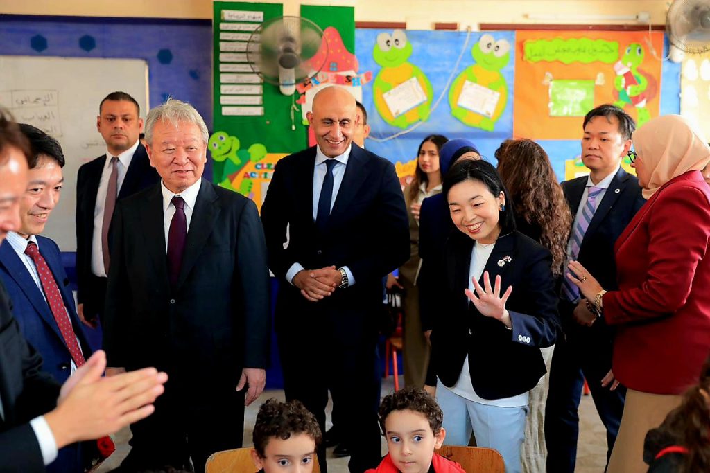 الأميرة "أكيكو" في زيارة ميدانية إلى المدرسة المصرية اليابانية