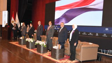 صورة رئيس جامعة حلوان يفتتح المؤتمر العلمي الثاني والعشرين لكلية التربية