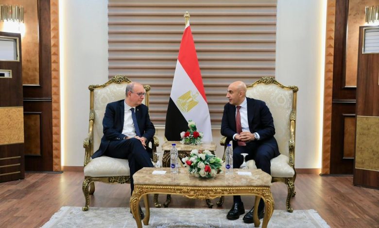 محمد عبد اللطيف وزير التربية والتعليم والتعليم الفني يستقبل الدكتور جوزيبي فالديتارا وزير التعليم الإيطالي