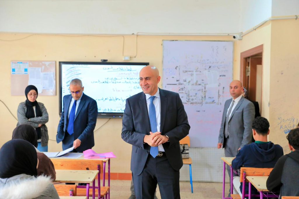 وزير التربية والتعليم يتفقد مدارس دمياط
