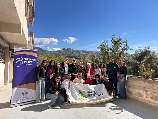 طلاب جامعة الجلالة بإيطاليا