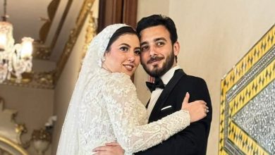 صورة مفتي الجمهورية يعقد قران “خلود” و”محمد”