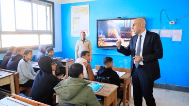 صورة جولة تفقدية لوزير التربية والتعليم بمدارس بني سويف