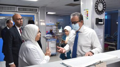 صورة وزير الصحة يتفقد مستشفى “الواسطى المركزي” ببني سويف
