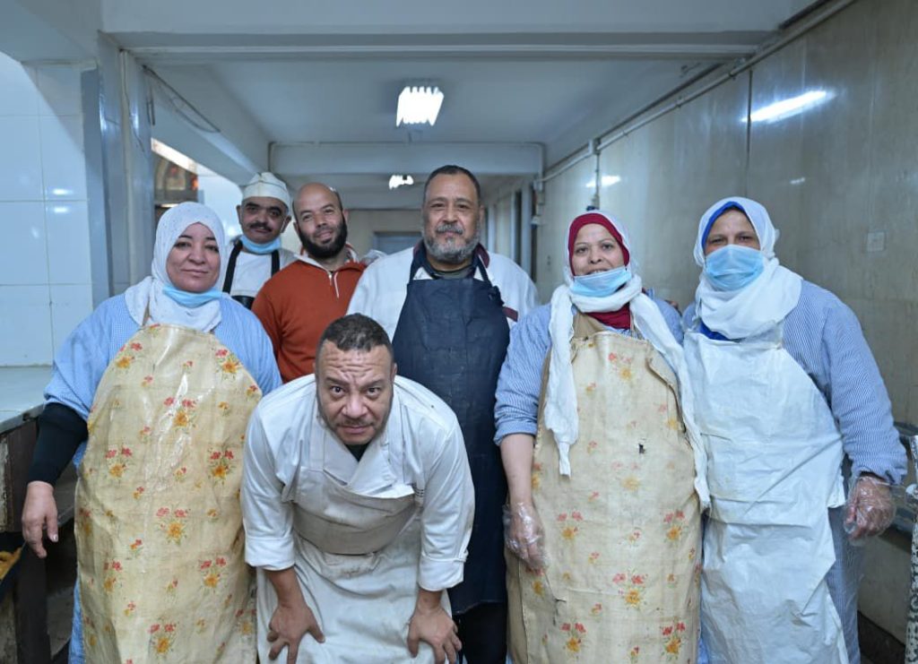 جولة تفقدية للدكتور محمد سامي عبد الصادق رئيس جامعة القاهرة داخل المدينة الجامعية للطلاب بمنطقة بين السرايات