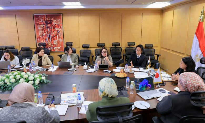 المهندسة مرجريت صاروفيم، نائبة وزيرة التضامن الاجتماعي تلتقى فريق هيئة التعاون الدولي اليابانية «جايكا»