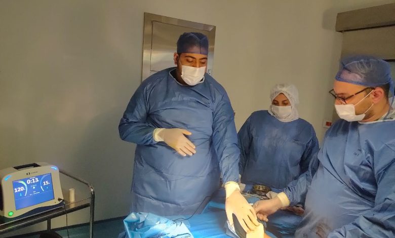 مستشفى جراحات اليوم الواحد برأس البر يجرى عملية دوالي الساقين باستخدام تقنية التردد الحراري