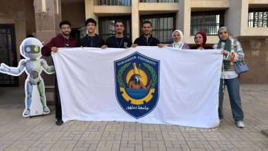صورة طلاب دمنهور يشاركون في فعاليات الذكاء الاصطناعي بجامعة المنصورة