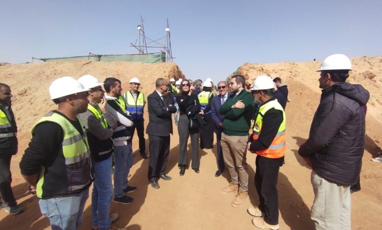 زيارة ميدانية لمشروع الحرم الجامعي الجديد للجامعة الفرنسية الأهلية بمدينة الشروق