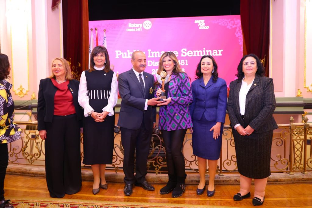 وزيرة التضامن تشهد مؤتمر «الصورة العامة» لروتاري مصر