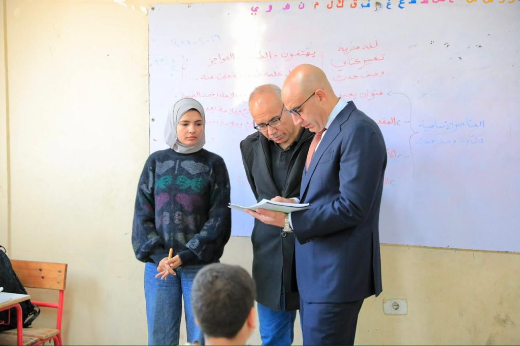 جولة وزير التعليم بمدارس “تحيا مصر” بحي الأسمرات