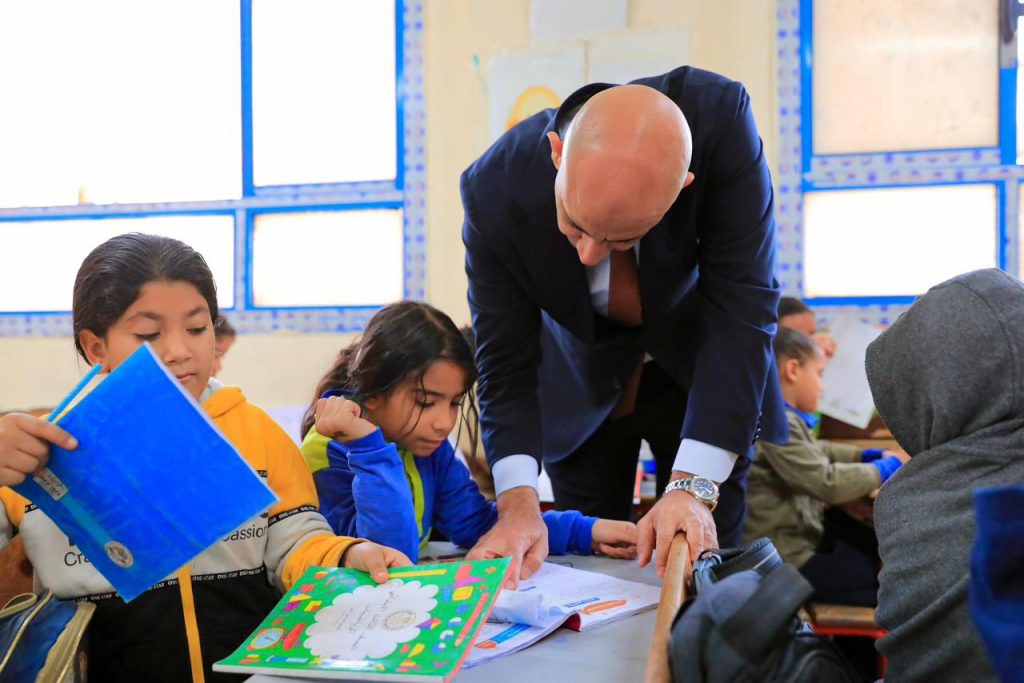 جولة وزير التعليم بمدارس “تحيا مصر” بحي الأسمرات