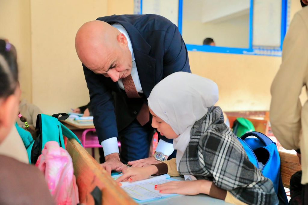 جولة وزير التعليم بمدارس “تحيا مصر” بحي الأسمرات