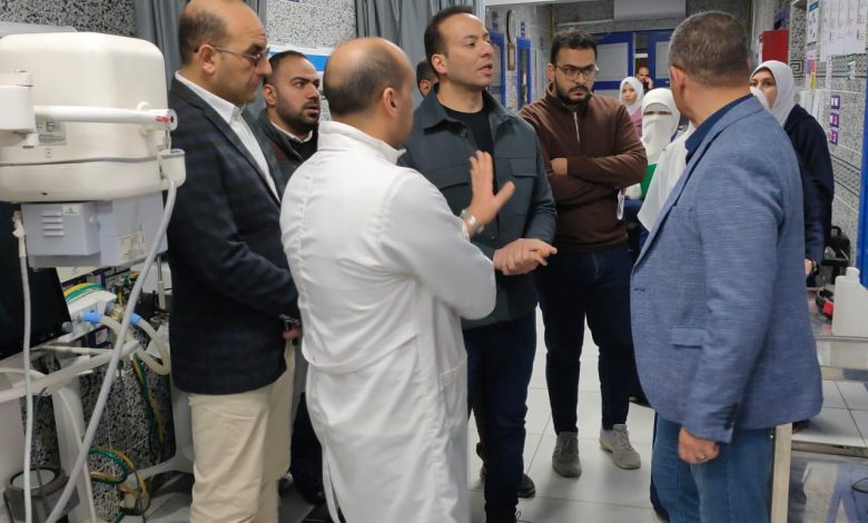 جولة وكيل صحة البحيرة داخل "مستشفى المحمودية المركزي"