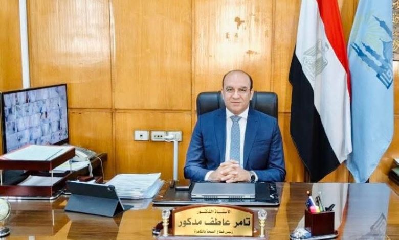 الدكتور تامر مدكور رئيس قطاع الشؤون الصحية بالقاهرة